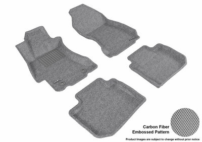 3D KAGU FLOOR MAT 2 ROW SET GRAY
