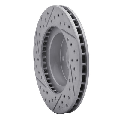 DFC 90-01 Subaru Impreza Front Right Drilled & Slotted Geoperformance Rotor