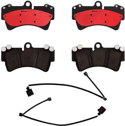Brembo 07-15 Q7/03-06 Porsche Cayenne/04-10 VW Touareg Front Premium NAO Ceramic OE Equivalent Pad
