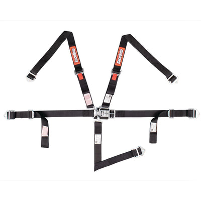 JR L & L 5PT HARNESS BLACK