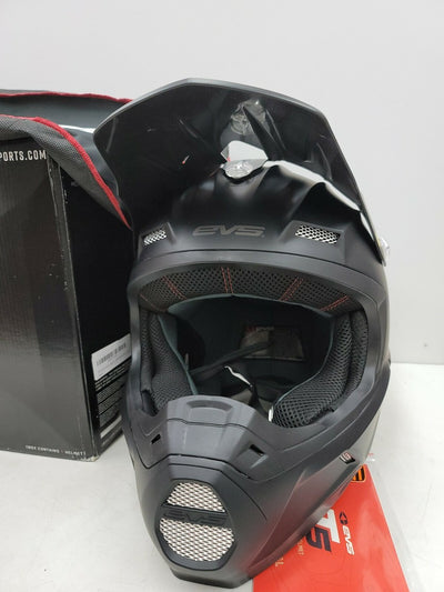 EVS T5 Solid Helmet Matte Black - Large