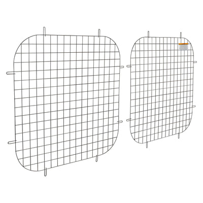 14C PROMASTER 7 GAUGE STEEL FULL REAR DOOR 2 WINDOW SCREENS 261/4 X 28.88IN BLACK FINISH