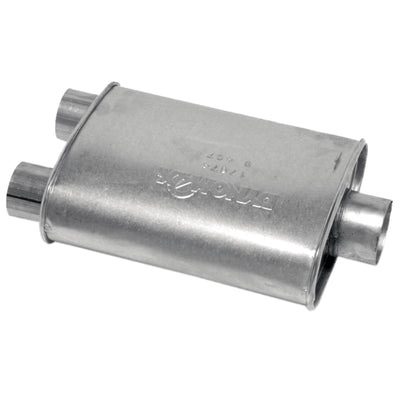 SUPER TURBO MUFF CENTER INLET DUAL OUTLET 17IN BODY
