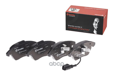 Brembo 06-08 Audi A3/10-13 A3/06-09 A3 Quattro Front Premium Low-Met OE Equivalent Pad
