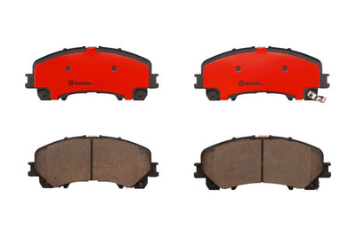 Brembo 14-19 Infiniti Q50/17-19 Q60/14-19 Nissan Rogue Front Premium NAO Ceramic OE Equivalent Pad