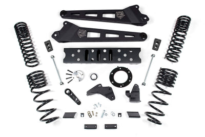 Zone Offroad 19-24 Ram 3500 6.5in Radius Arm Bracket - 5in Rear Block w/o Overload - Fox Shocks