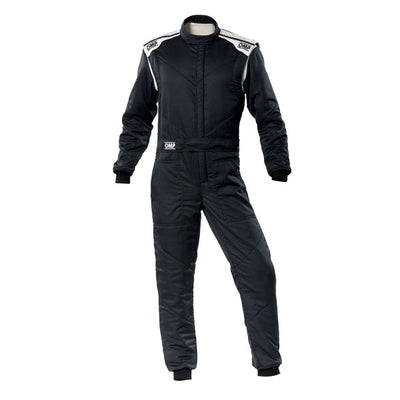 OMP FIRST-S OVERALL BLACK SIZE 46 FIA 8856-2018 + SFI