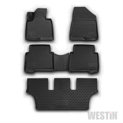 ~(8 lbs. 26X4X3)~ Profile Floor Liners Front and 2nd Row Black Corolla 2016-2018