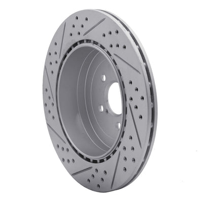 DFC 03-04 Subaru Impreza Rear Right Drilled & Slotted Geoperformance Rotor