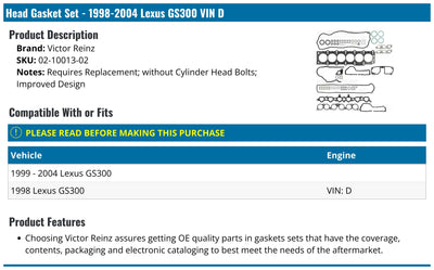 HEAD GASKET SET