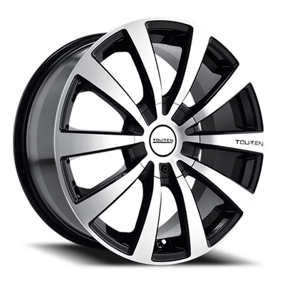 Touren 3130 TR3 16x7 / 5x112/120 BP / 42mm Offset / 72.62mm Hub Gloss Black Machined Wheel