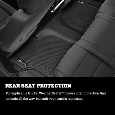 0006 TAHOE WEATHERBEATER FR & 2ND ROW FLOOR LINER BLACK