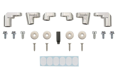 Boomba Racing Wing Riser Kit Natural Finish Ford Fiesta ST 2014