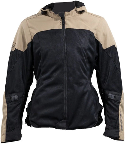 Speed and Strength Starstruck Mesh Jacket Trench Tan/Black Womens - Large