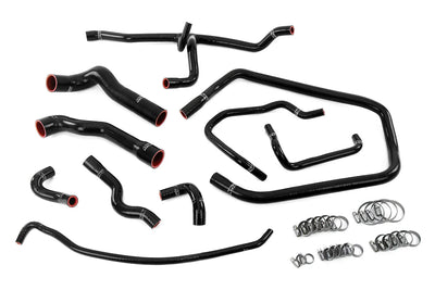 HPS Performance Black Reinforced Silicone Radiator Hose Kit Coolant for BMW 92-99 E36 325 / M3