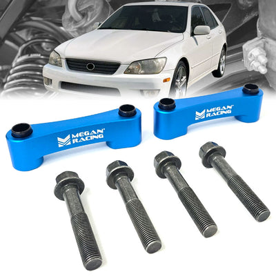 Megan Lexus IS200 300 01-05 Toyota JZX90 100 Mark 2 Chaser 92-00 Front Roll Center Adjuster 30mm Increase 2pcs