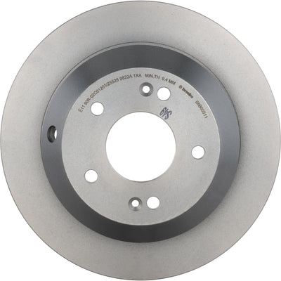 Brembo 10-17 Hyundai Santa Fe/11-15 Kia Sorento Rear Premium UV Coated OE Equivalent Rotor