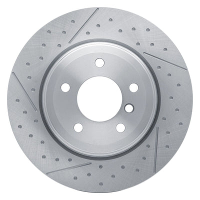 R1 06-13 BMW 328I Rear Dimpled and Slotted Brake Rotor