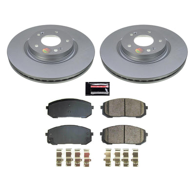 Power Stop 2021 Kia K5 Front Z17 Coated Brake Kit