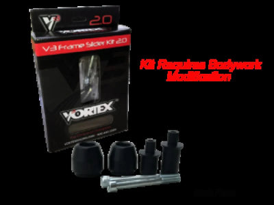 Vortex Racing 03-05 Yamaha YZF R6 V3 2.0 Frame Slider Kit- Modification Required