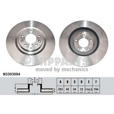 BRAKE DISC 8DD
