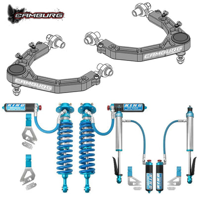 Camburg Toyota Tundra 2wd 4wd 22-25 King 2.5 Performance Kit w Adj (BILLET UCA)