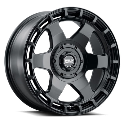Weld Off-Road Ridge 20x9 - 5x127 / 5x139.7 BP - ET0 - 87.1mm CB - Satin Black Wheel