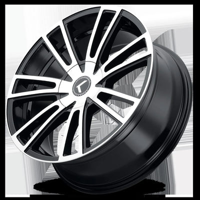 Kraze KR190 Lusso 22x9.5 / 6x135 BP / 30mm Offset / 87.1mm Hub Gloss Black Wheel