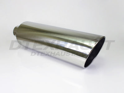 4IN ID X 48IN ROLLED SLANT STACKS DIESEL STACKS 5.00IN ID / 10.00IN OD