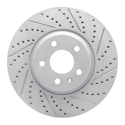 DFC 08-12 Audi Q5 (USA/Canada) Front Right Drilled & Slotted Geoperformance Rotor