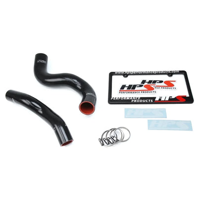 HPS Performance Black Reinforced Silicone Radiator Hose Kit Coolant for Jeep 05-09 Grand Cherokee 4.7L V8 WK1