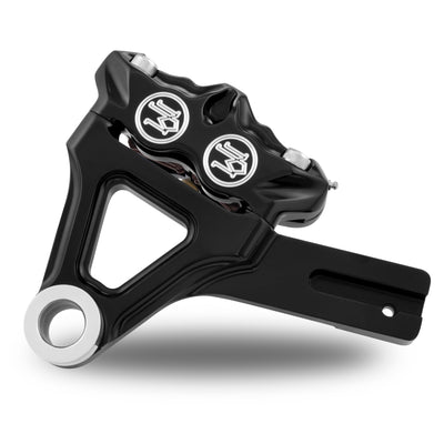Performance Machine Rear Bracket Assy - Universal - Alum - Chrome