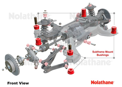Subframe - mount bushing 8 Bushings 4 Tubes Install Guide Grease