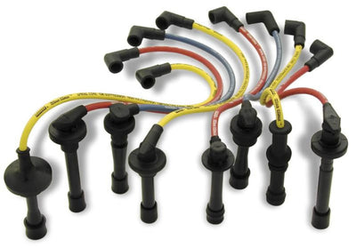 Moroso GM LS Ignition Wire Set - Ultra 40 - Sleeved - Coil-On - 12in Wire - Black