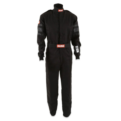 RaceQuip Black SFI-1 1-L Suit - 2XL