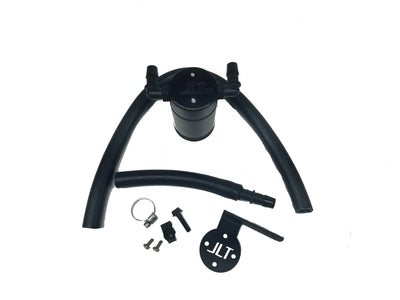 J&L 13-14 Focus ST Rear Oil Separator 3.0 - Black Anodized