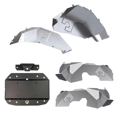 Artec Industries 18-25 Jeep Wrangler JL Sahara Jl Spare Tire Delete Kit V2 - Powdercoated Alum