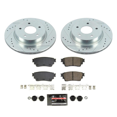 Power Stop 2021 Nissan Rogue Rear Z23 Evolution Brake Kit