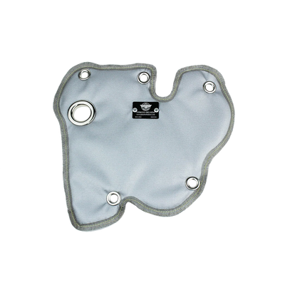 PTP Turbo Blankets Silver / Fiberglass Fiat 500T and 500L and Abarth Turbo Blanket