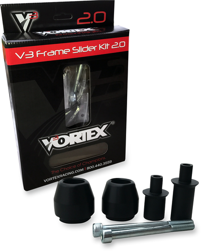 Vortex Racing 16-22 Suzuki SV 650 V3 2.0 Frame Slider Kit- No Cut