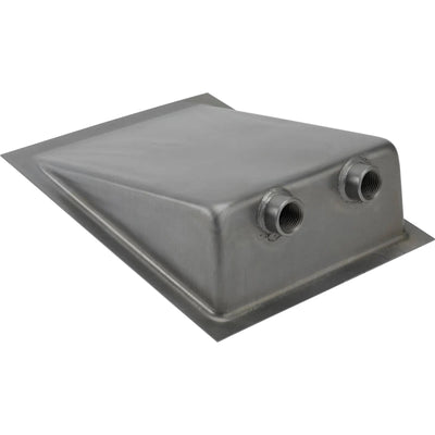 Moroso Gas Tank Sump w/Two 1/2in NPT Female Fittings