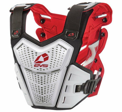 EVS F1 Roost Deflector White/Red - Large/XL