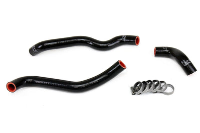 HPS Performance Black Reinforced Silicone Heater Hose Kit for Nissan 03-06 350Z LHD