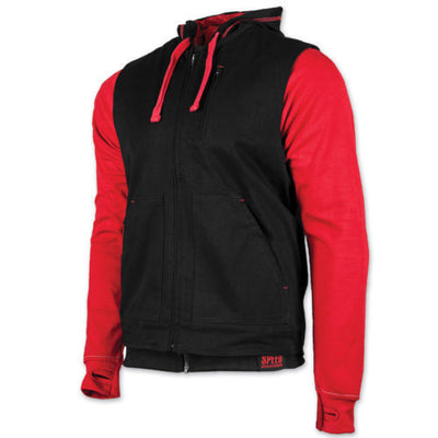 Speed and Strength Black 9 2.0 Moto Shirt Red - Medium