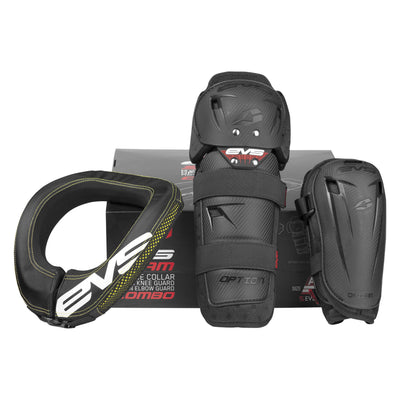 EVS Slam Combo(Option Knee/ Option Elbow/ R2 Collar) Black - Adult
