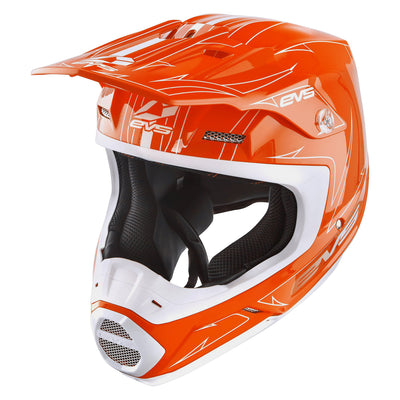 EVS T5 Pinner Helmet Orange/White - XS