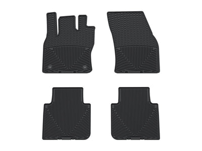 Black Front and Rear All-Weather Floor Mats Volkswagen Tiguan 2018 - 2024