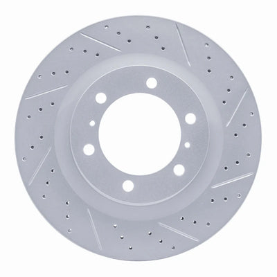 R1 10-24 Lexus Gx460 Front Right Drilled & Slotted Geoperformance Rotor