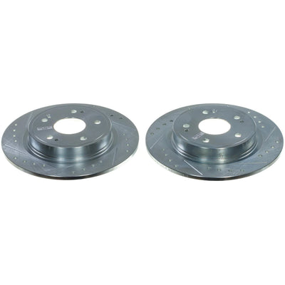 Power Stop 23-24 Acura Integra Rear Drilled & Slotted Rotor (Pair)