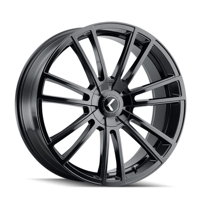 Kraze KR183 Spectra 18x8 / 5x110/127 BP / 40mm Offset / 72.62mm Hub Gloss Black Wheel